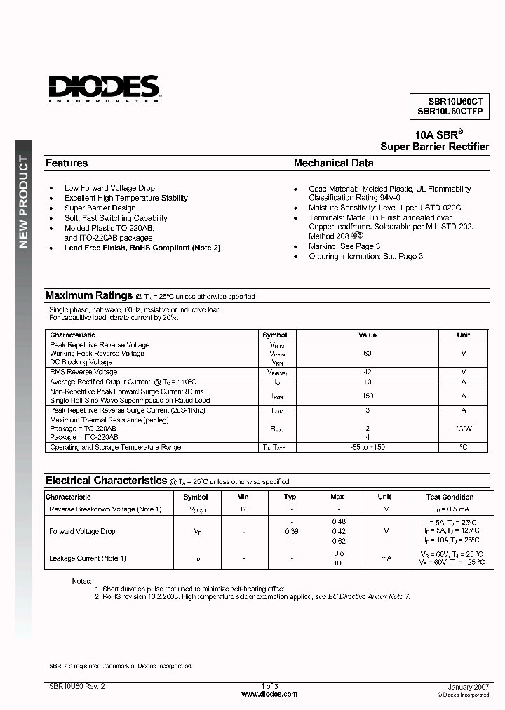 SBR10U60CT_5983291.PDF Datasheet