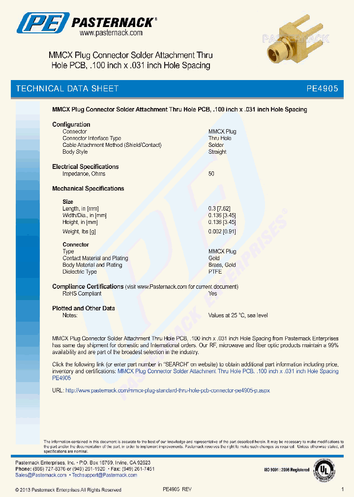 PE4905_5986656.PDF Datasheet