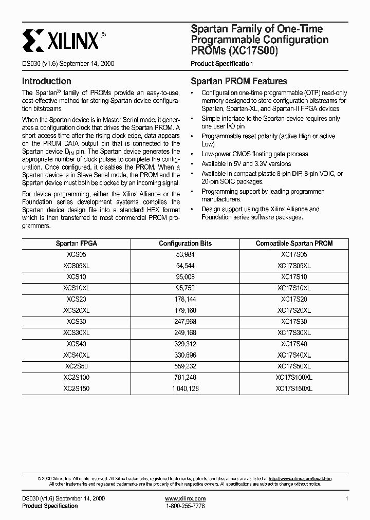 XC17S30_5988087.PDF Datasheet