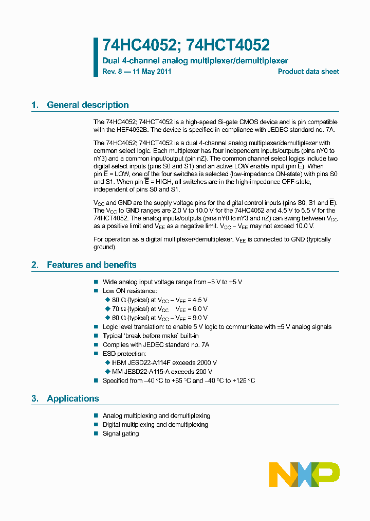 74HCT4052PW_5991351.PDF Datasheet