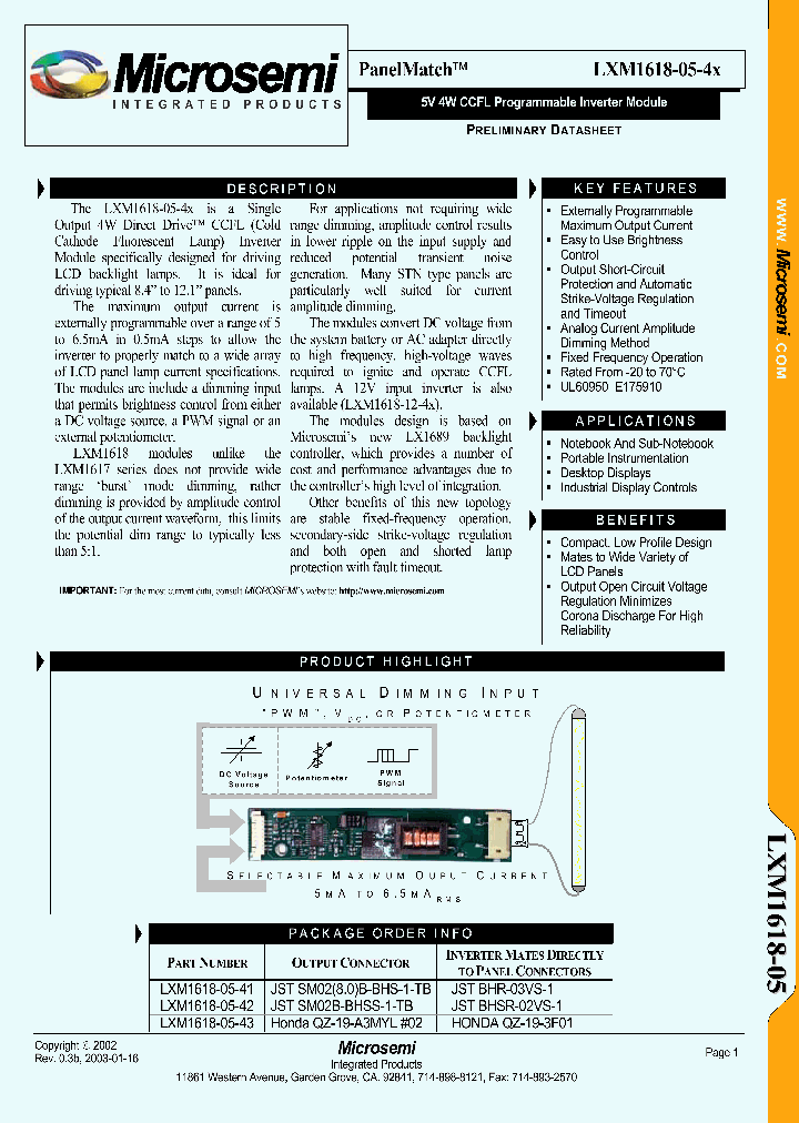 LXM1618-05-43_5993765.PDF Datasheet