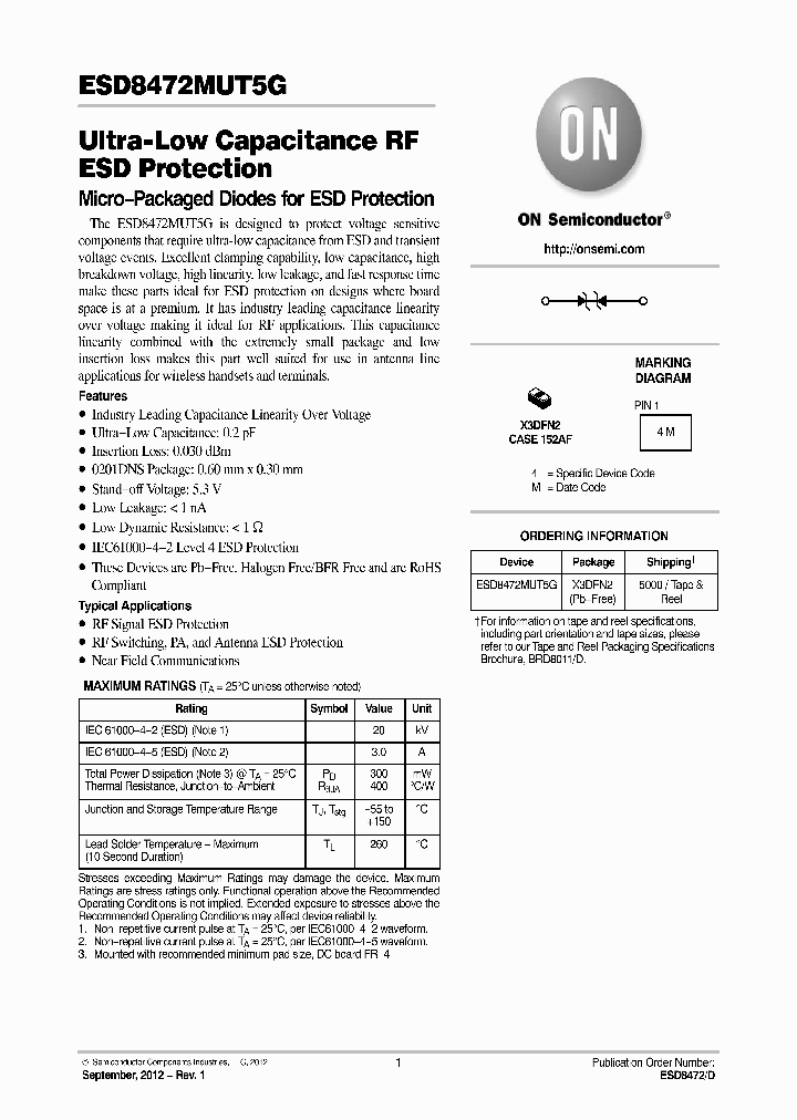 ESD8472MUT5G_5993623.PDF Datasheet