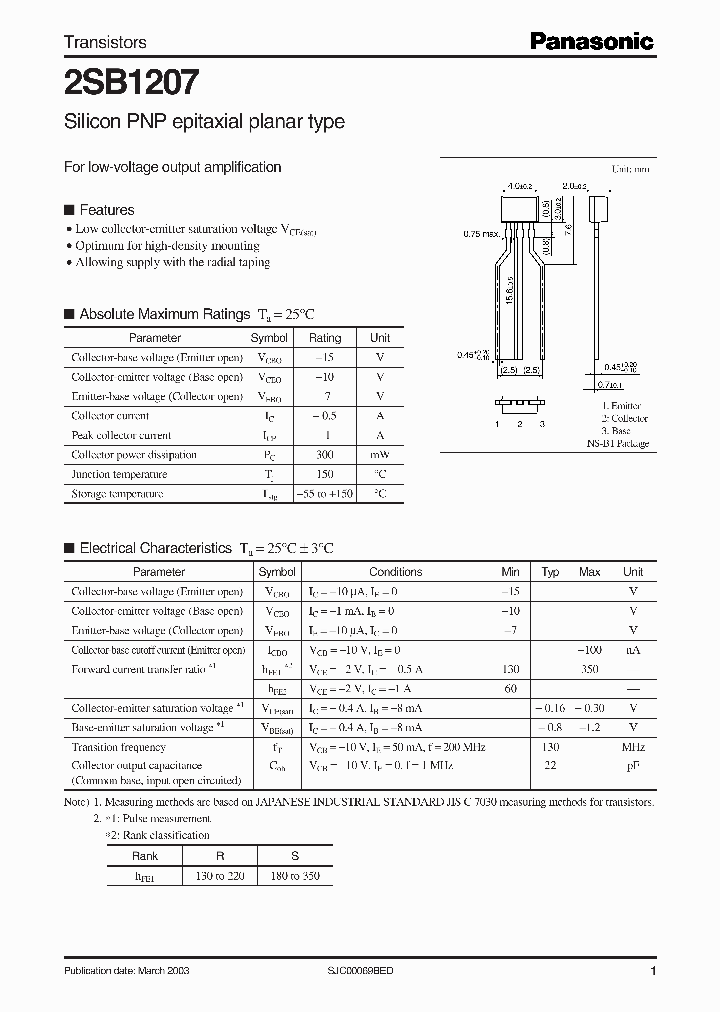 2SB1207_5995659.PDF Datasheet