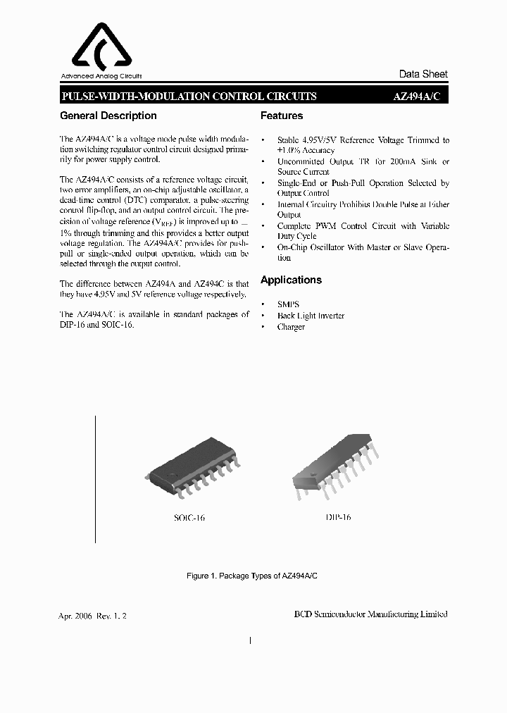 AZ494CMTR-E1_5995858.PDF Datasheet