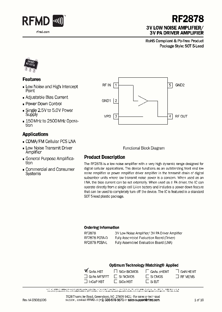 RF2878_5994043.PDF Datasheet