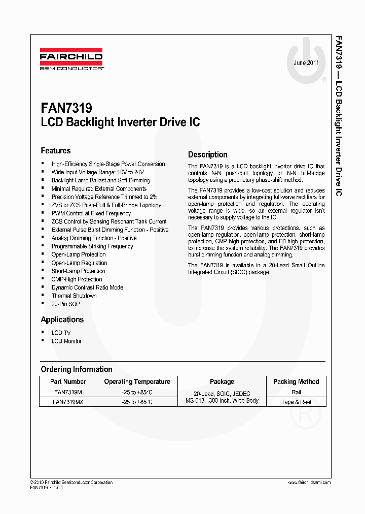 FAN7319M_5996045.PDF Datasheet