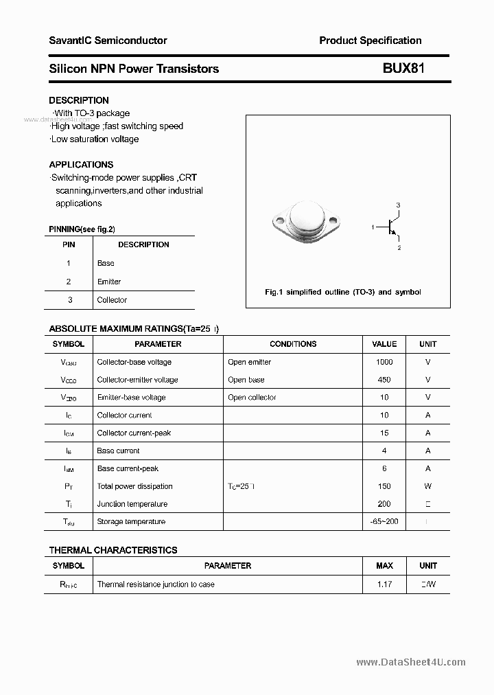 BUX81_5997849.PDF Datasheet