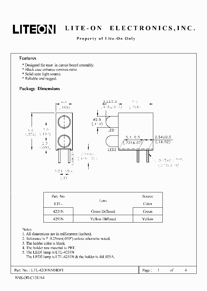 LTL-42D1NMHDP1_6002108.PDF Datasheet