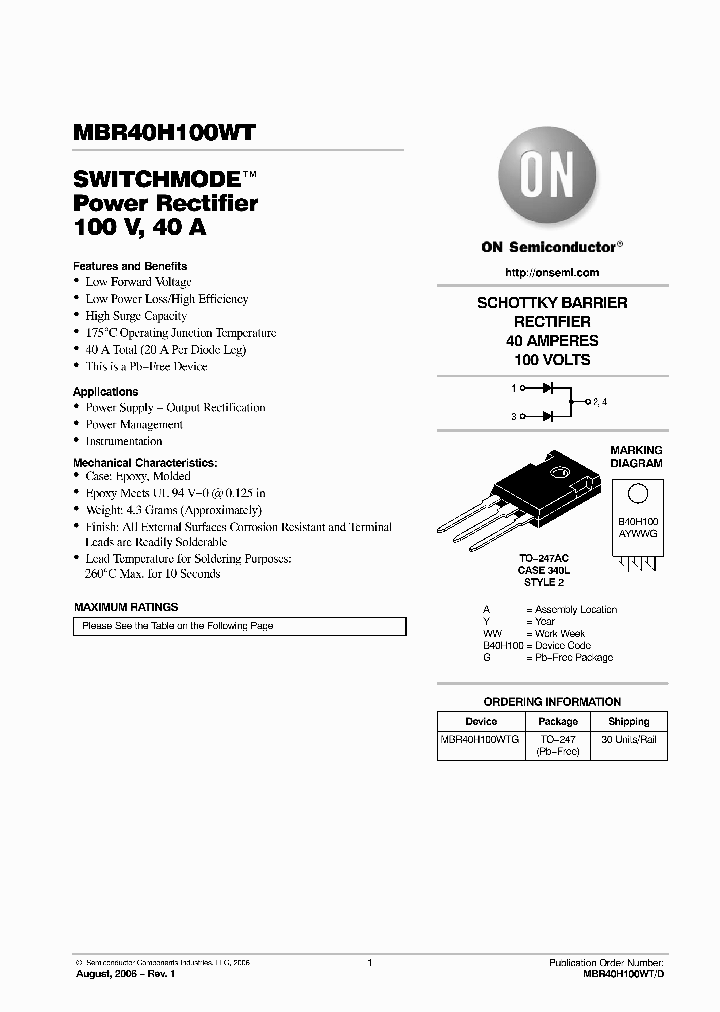 MBR40H100WT_6002962.PDF Datasheet