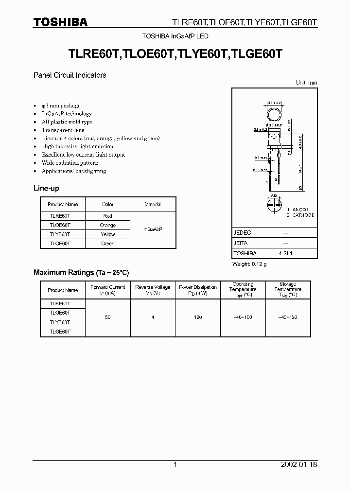 TLRE60T_6006148.PDF Datasheet