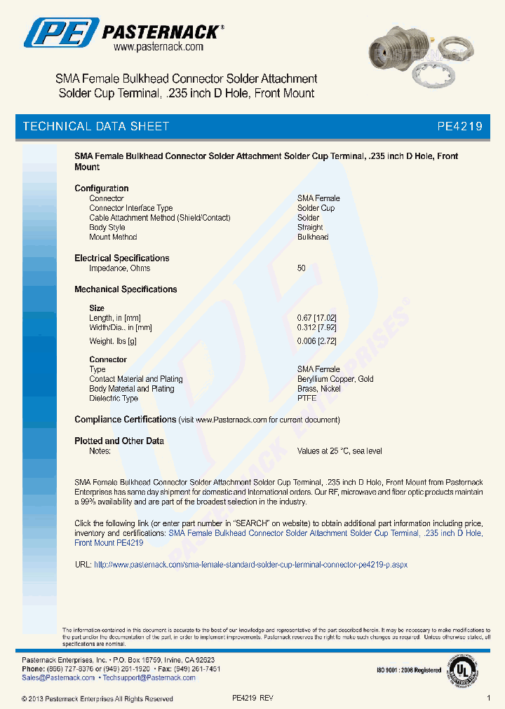 PE4219_6006234.PDF Datasheet