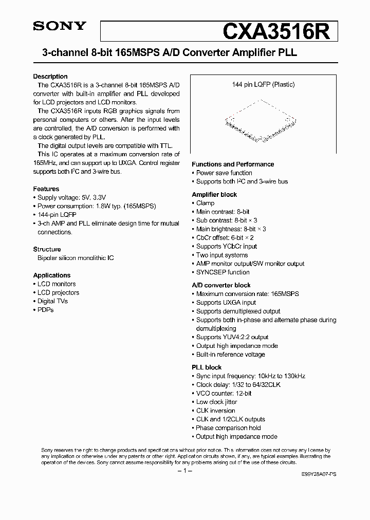 CXA3516R_6002993.PDF Datasheet