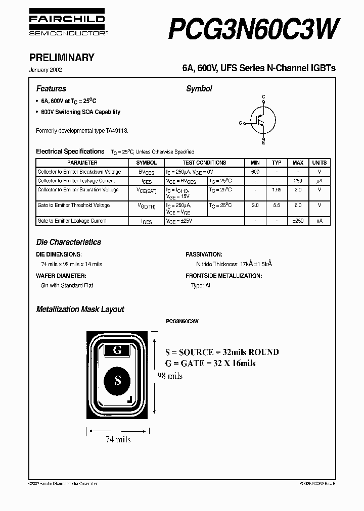 PCG3N60C3W_6008770.PDF Datasheet