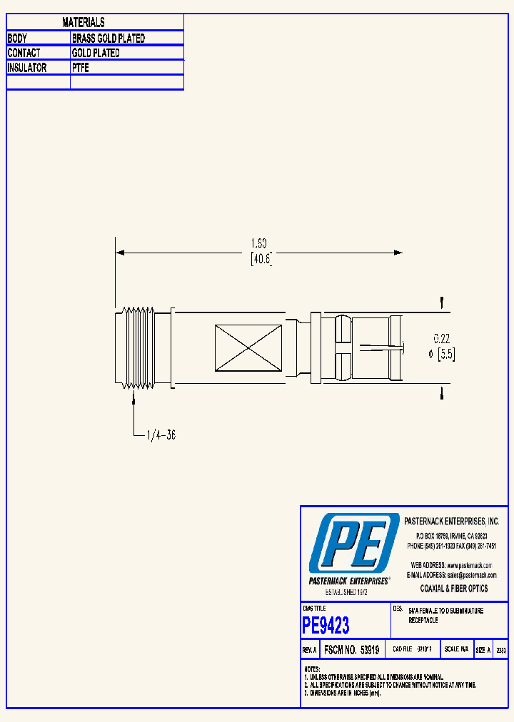 PE9423_6011209.PDF Datasheet