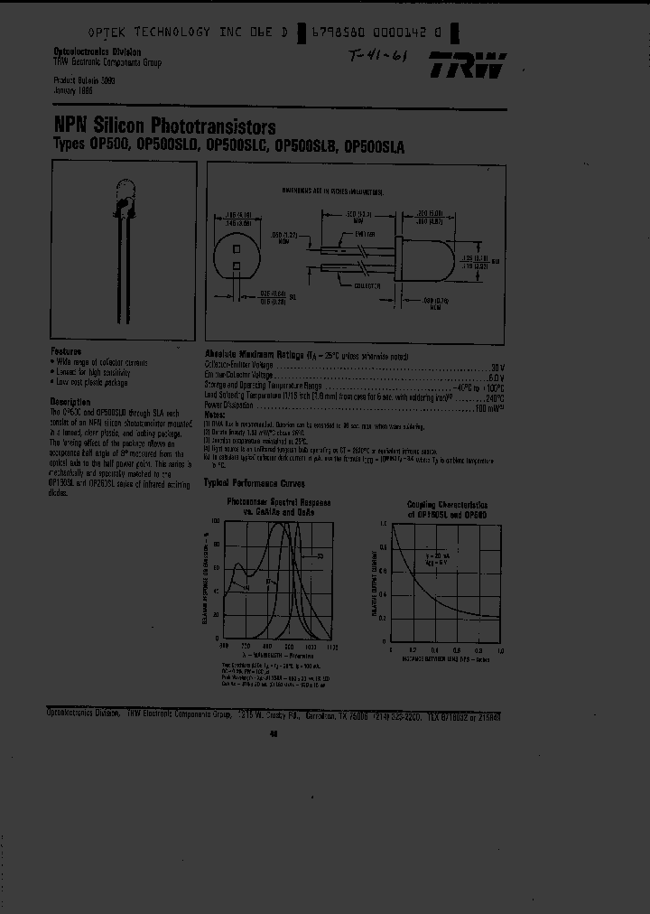 OP500SLD_6013012.PDF Datasheet