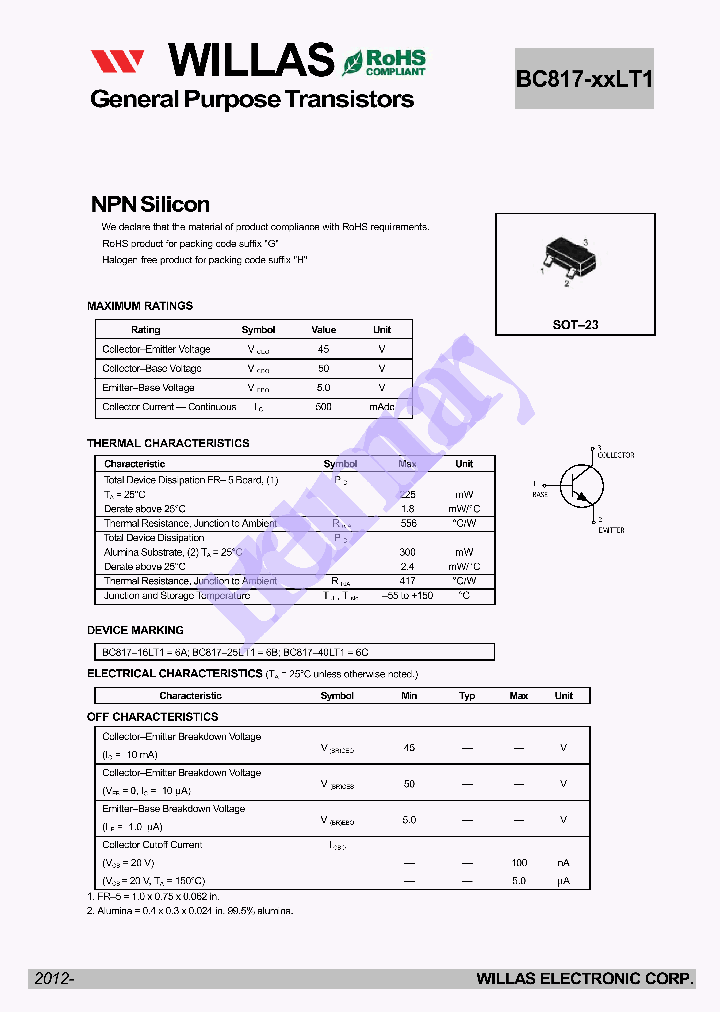 BC817-XXLT1_6013581.PDF Datasheet