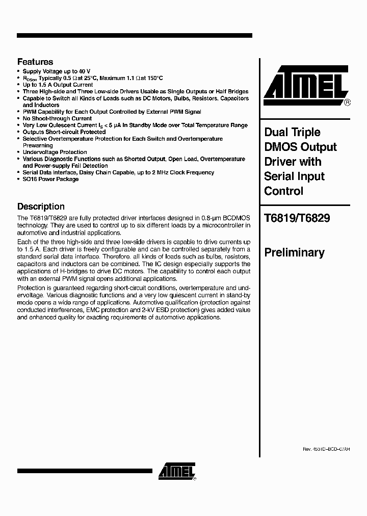 T6819-TBS_6015196.PDF Datasheet