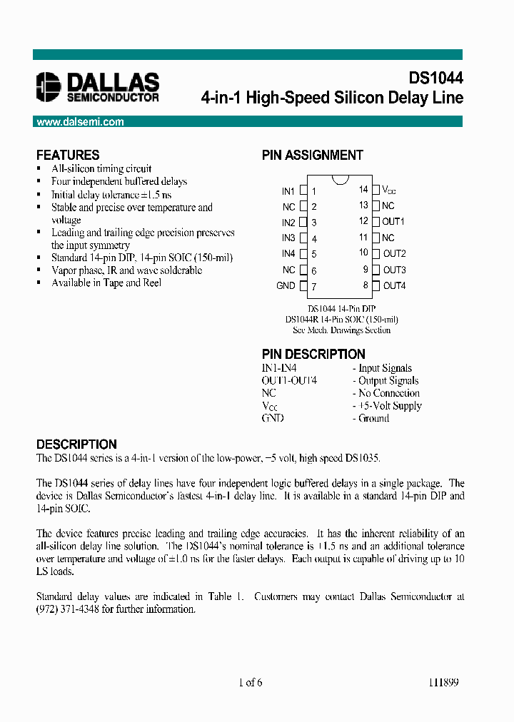 DS1044R-25TAMPR_6017309.PDF Datasheet