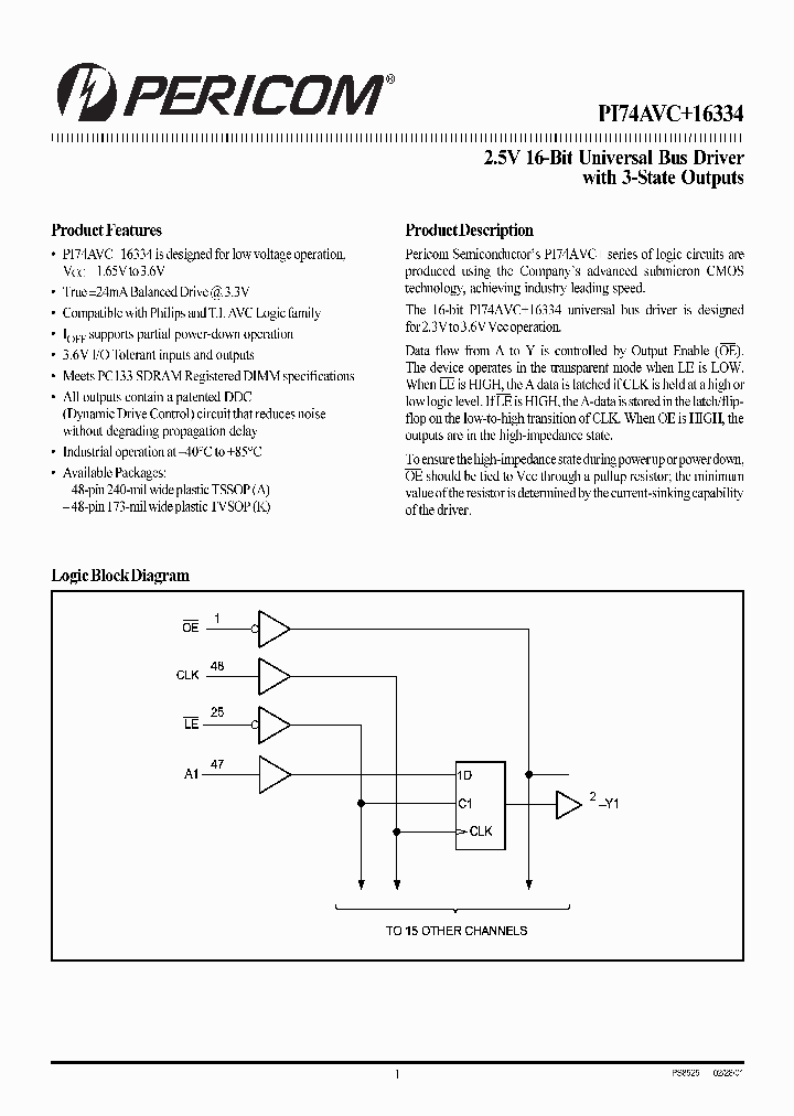 PI74AVC16334K_6021685.PDF Datasheet