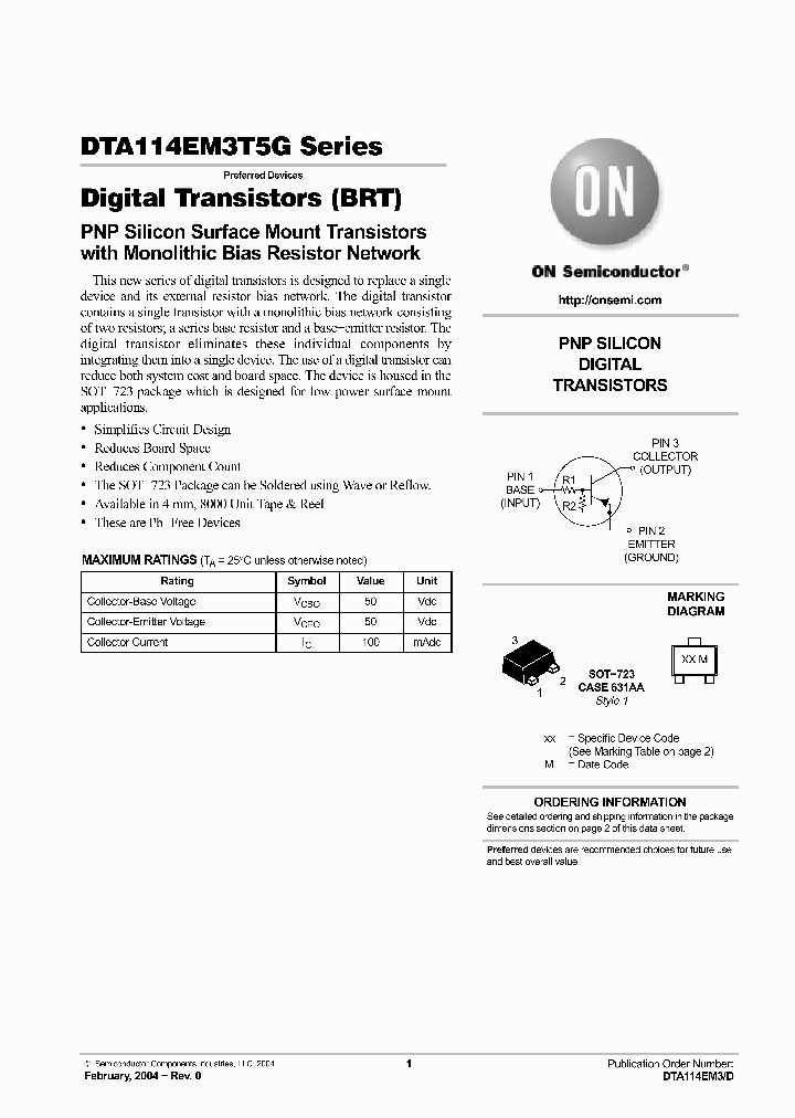 DTA143EM3T5G_6020649.PDF Datasheet