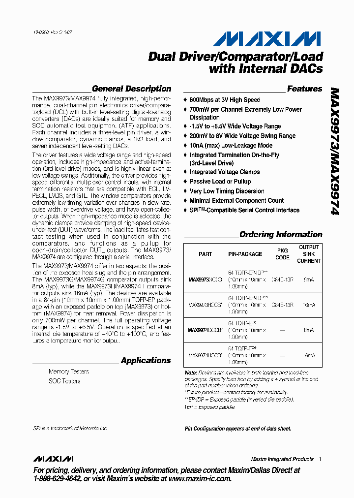 MAX9973GCCBD_6021737.PDF Datasheet