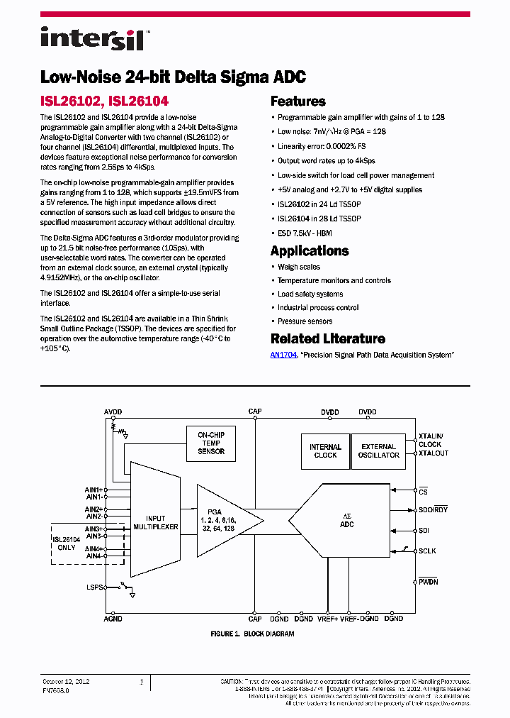 ISL26102_6024157.PDF Datasheet