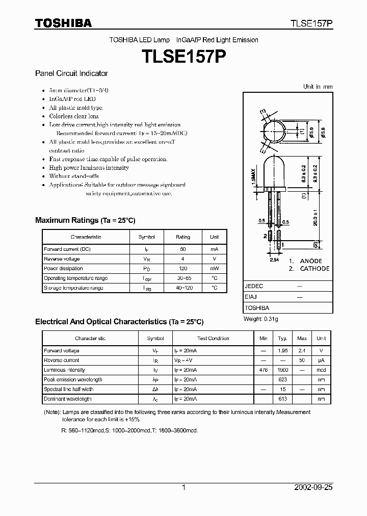 TLSE157P_6027658.PDF Datasheet