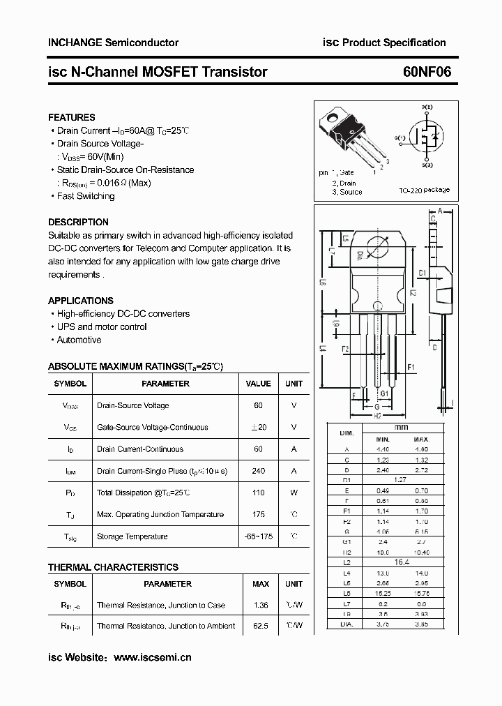 60NF06_6027376.PDF Datasheet