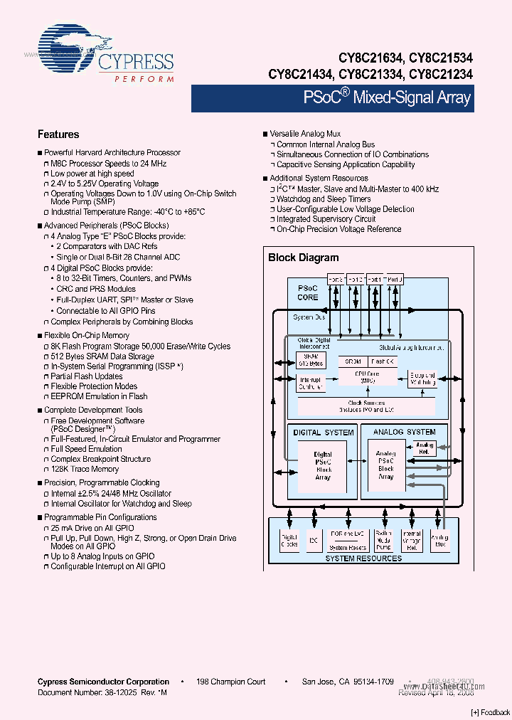 CY8C21434_6029611.PDF Datasheet