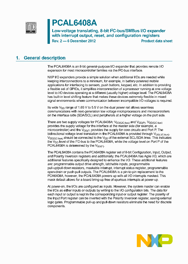 PCAL6408AHK_6038174.PDF Datasheet