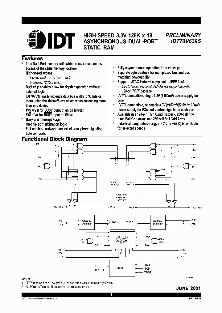 IDT70V639S10BFI_6041327.PDF Datasheet