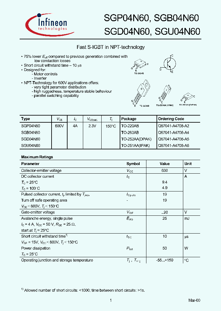 SGD04N60_6043034.PDF Datasheet