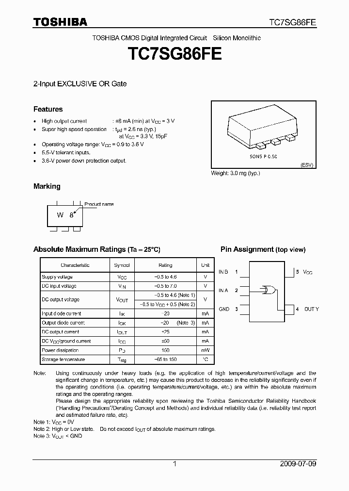 TC7SG86FE09_6045633.PDF Datasheet