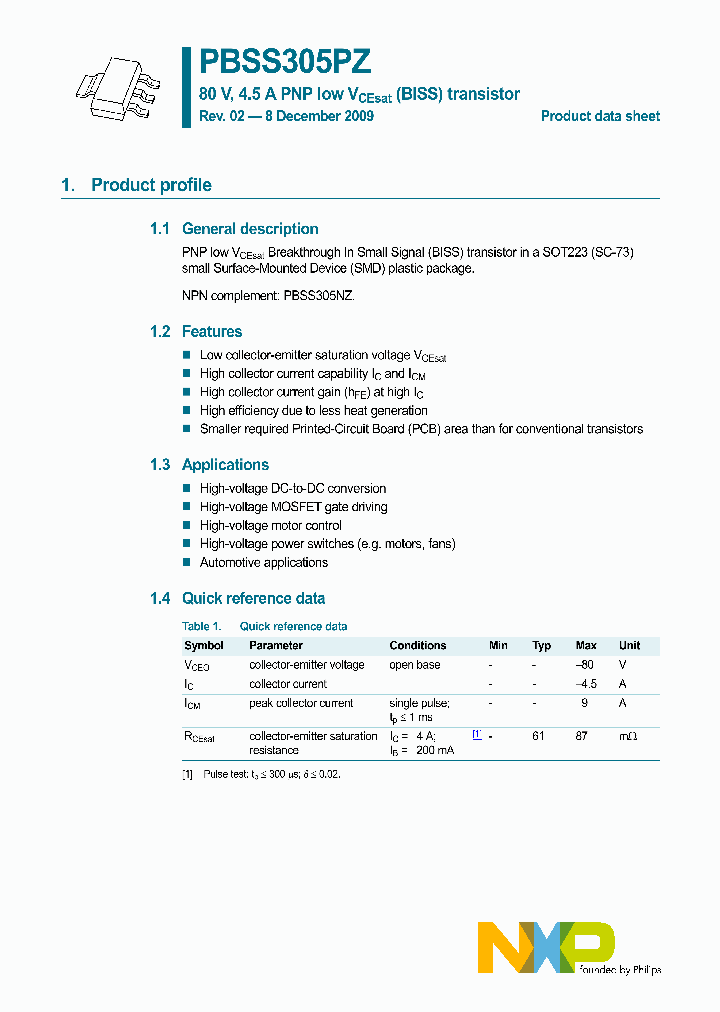 PBSS305PZ_6043296.PDF Datasheet