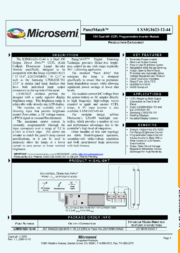 LXMG1623-12-44_6047716.PDF Datasheet