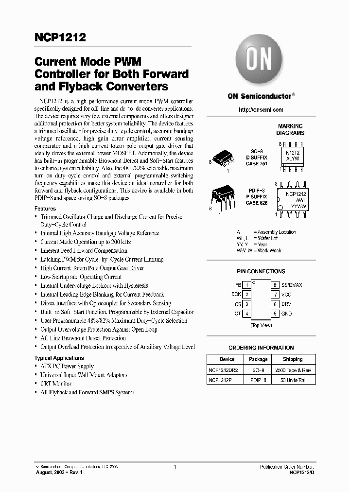NCP1212D_6046268.PDF Datasheet