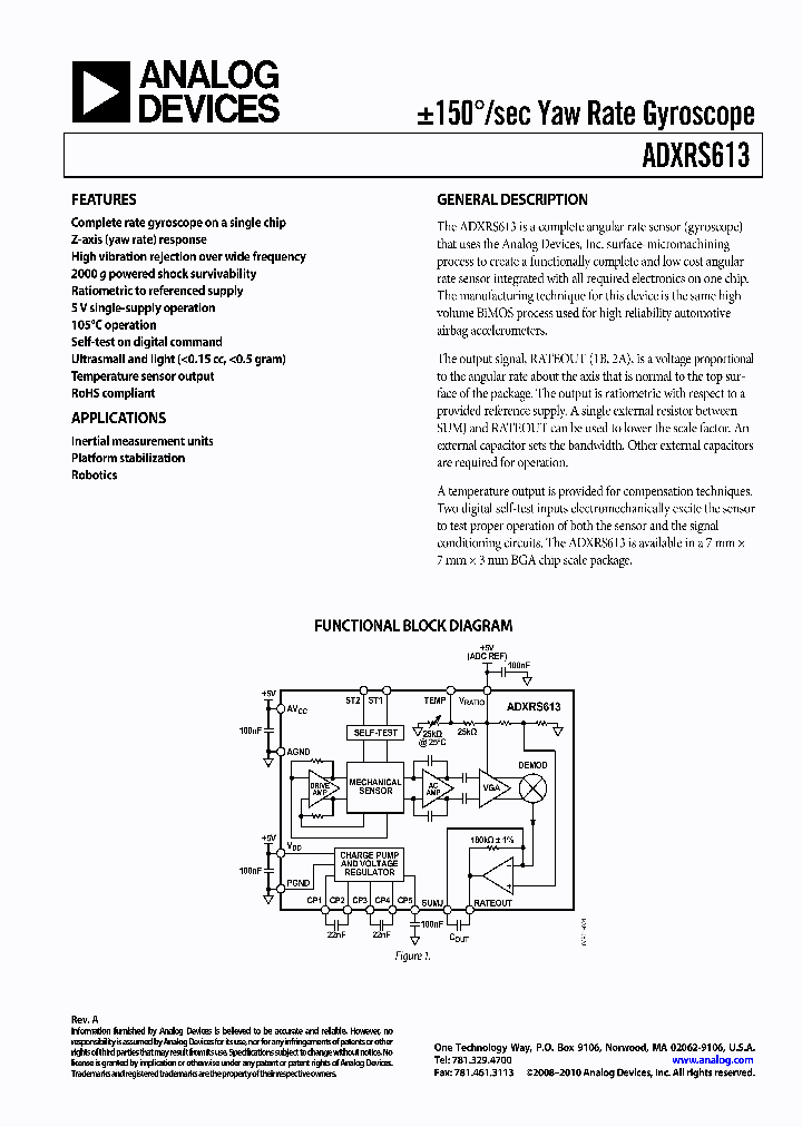 ADXRS613BBGZ_6050806.PDF Datasheet