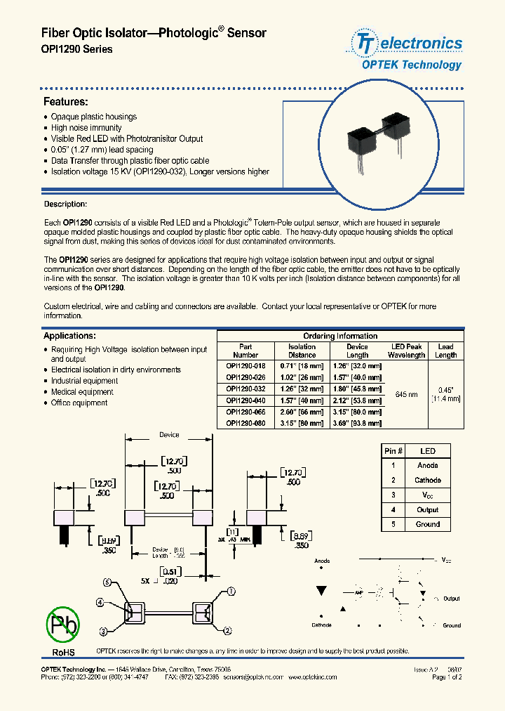 OPI1290-032_6054434.PDF Datasheet