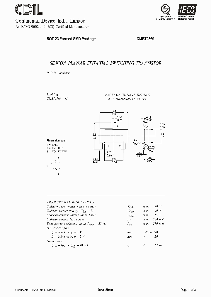 CMBT2369_6052473.PDF Datasheet