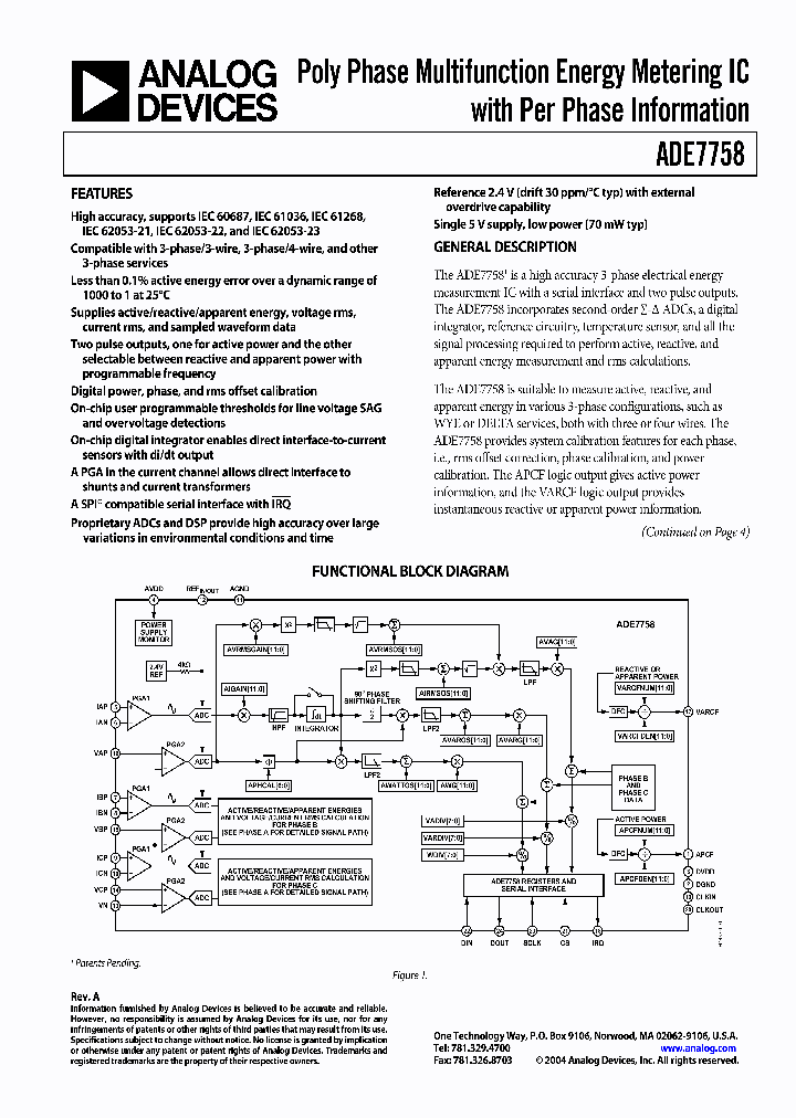 ADE7758ARW_6053194.PDF Datasheet