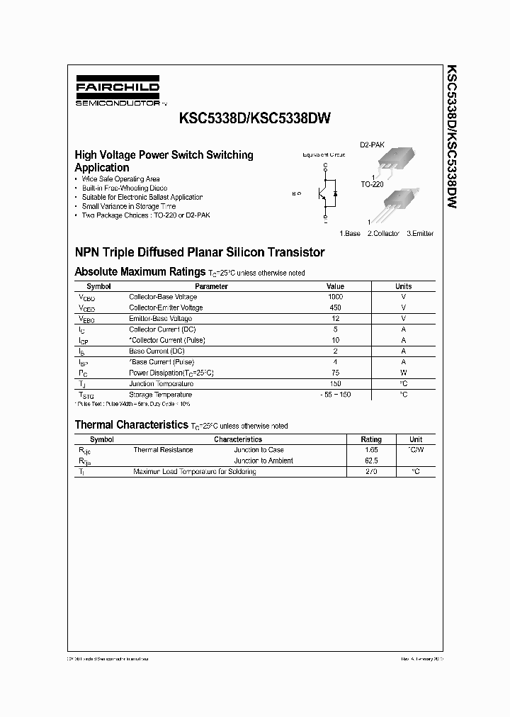 KSC5338DTU_6043735.PDF Datasheet