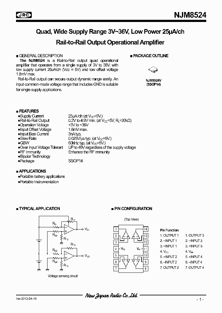 NJM8524_6062528.PDF Datasheet