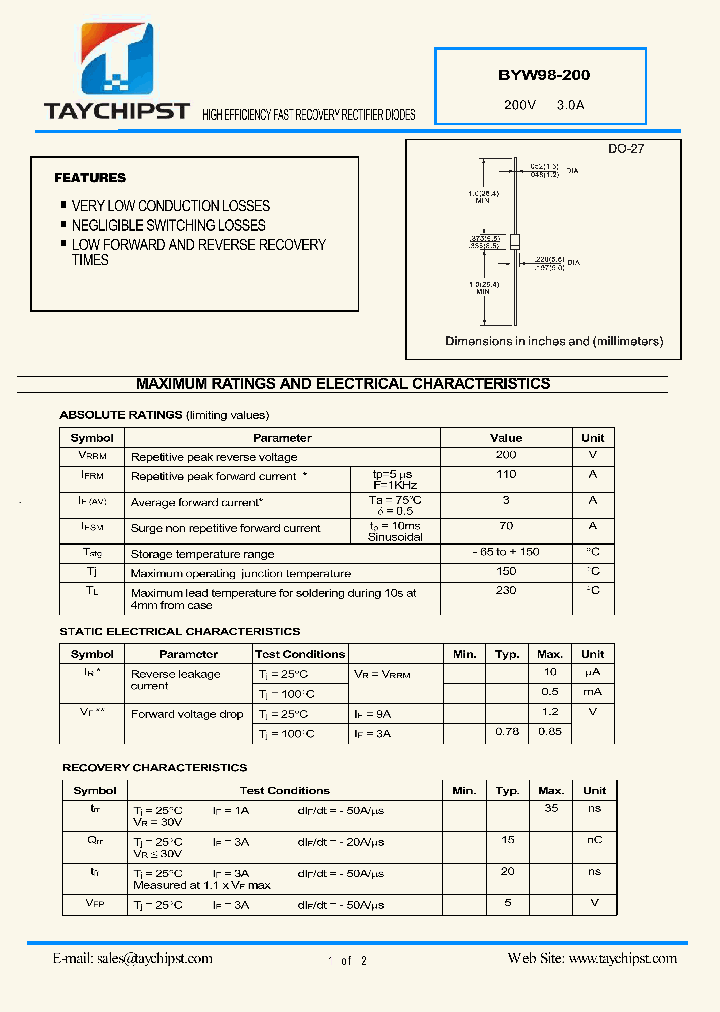 BYW98-200_6062557.PDF Datasheet