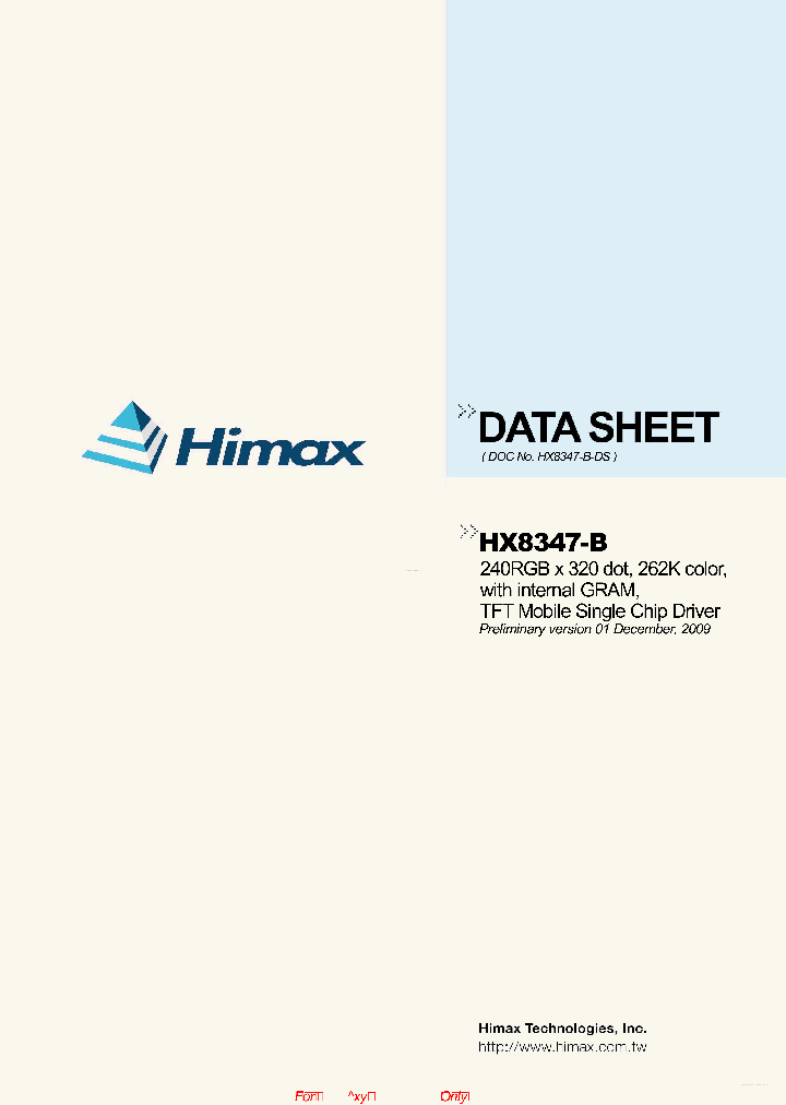 HX8347-B_6070416.PDF Datasheet