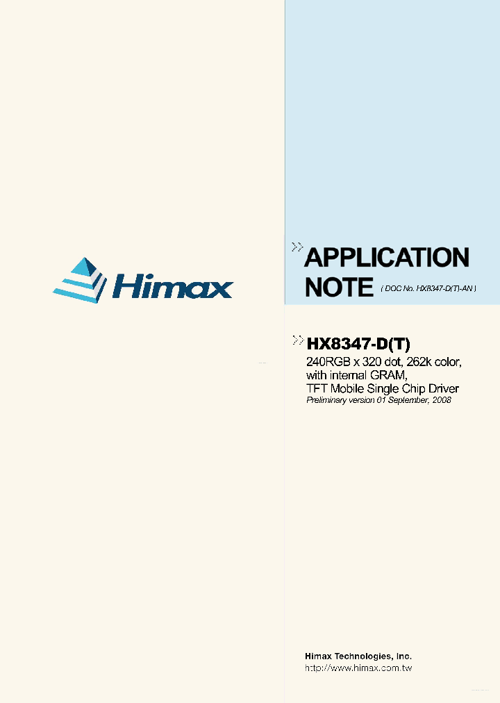 HX8347-D_6070417.PDF Datasheet