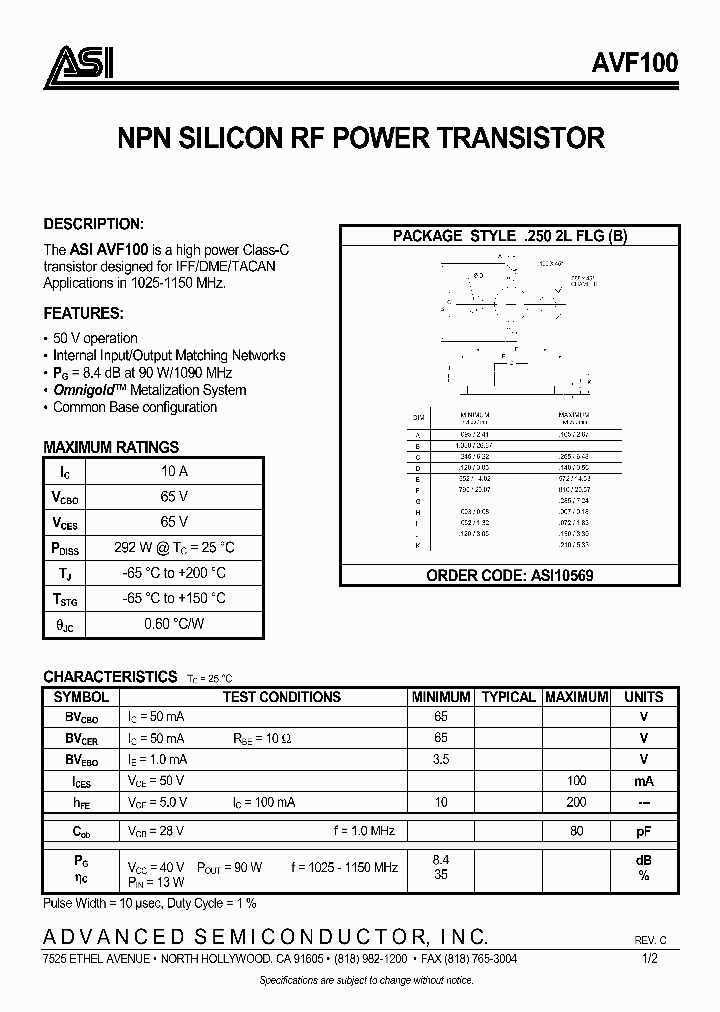 ASI10569_6073809.PDF Datasheet