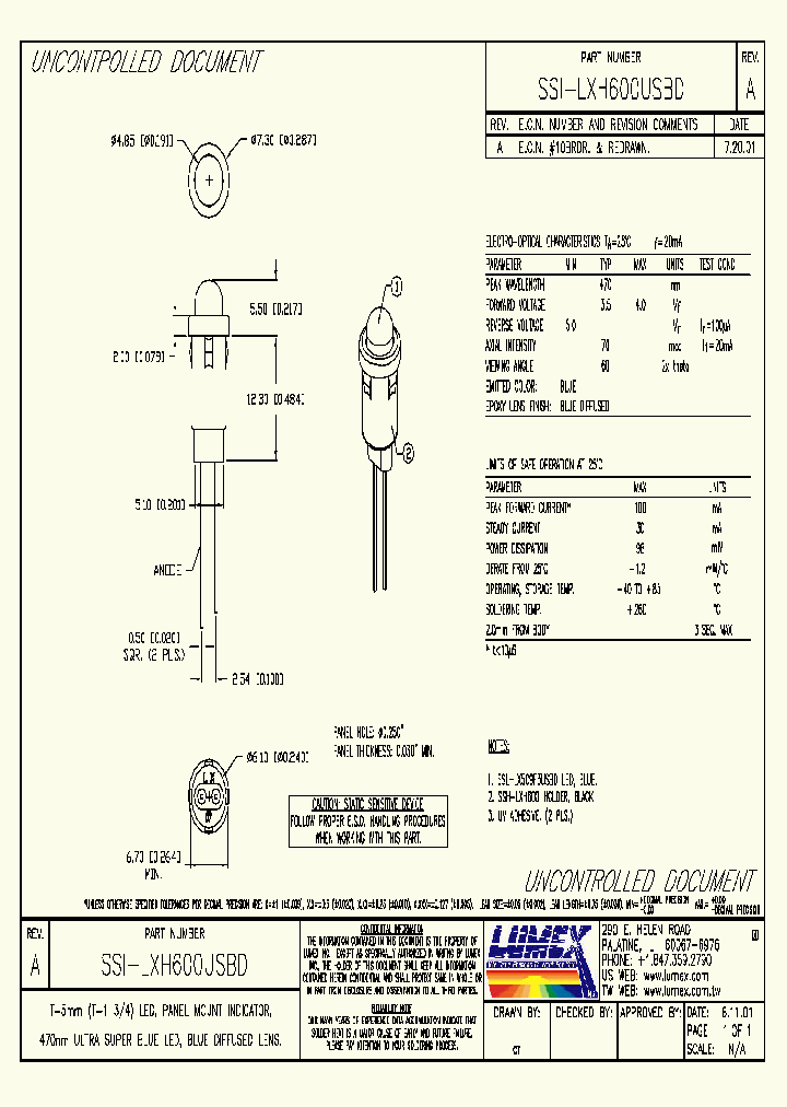 SSI-LXH600USBD_6083747.PDF Datasheet