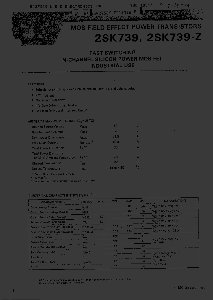 2SK739Z_6088742.PDF Datasheet