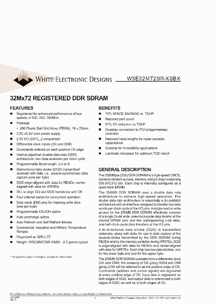 W3E32M72SR-250SBC_6094671.PDF Datasheet
