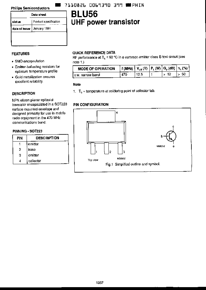 BLU56TR_6094361.PDF Datasheet